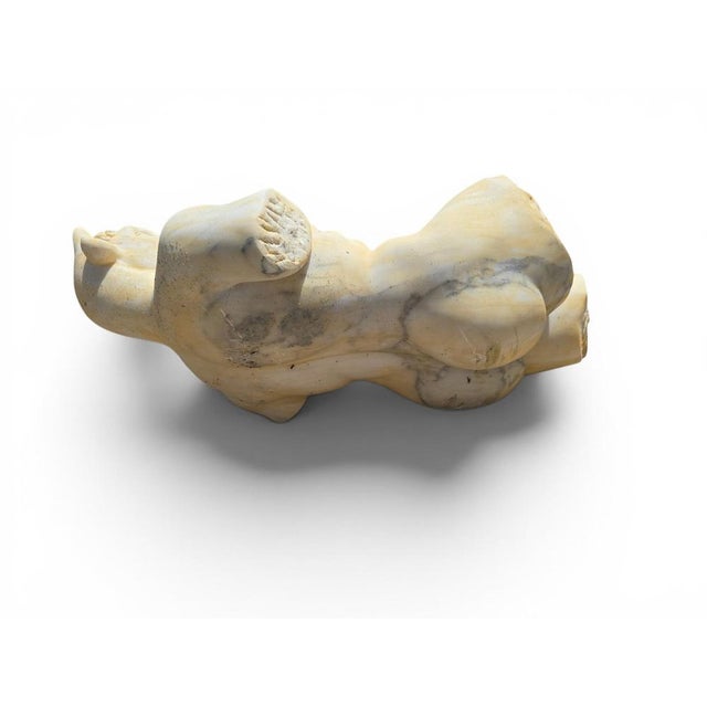Stone Sculpture of the Minotaur from Greek Mythology, 1940, Marble For Sale - Image 7 of 10