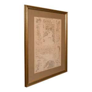 1850's Antique Lithography Map