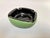 Mid-Century Modern Large French Mid-Century Advertising Ceramic Ashtray Green and Black 1950s For Sale - Image 3 of 13