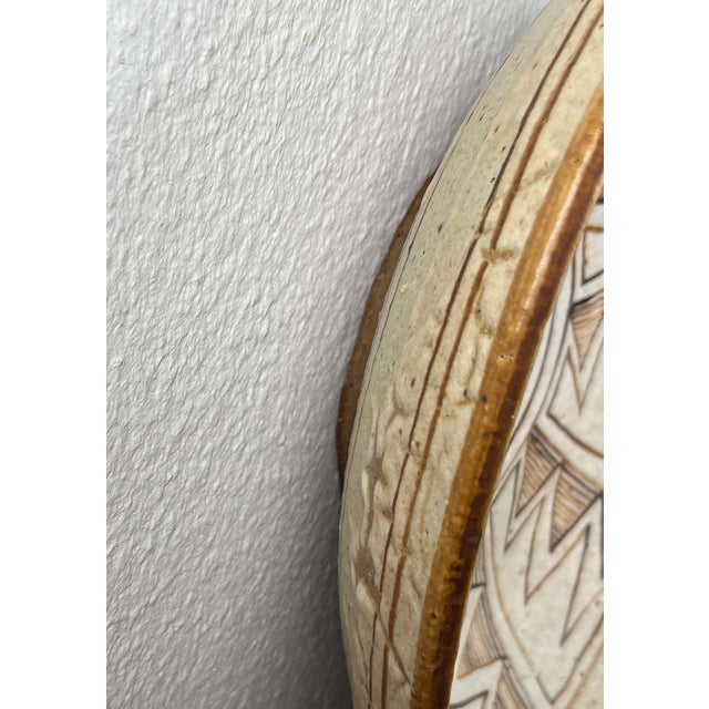 Large Mid-Century Modern Danish Studio Pottery Bowl from Kirsten Winther Johannsen, 1960s For Sale - Image 13 of 18
