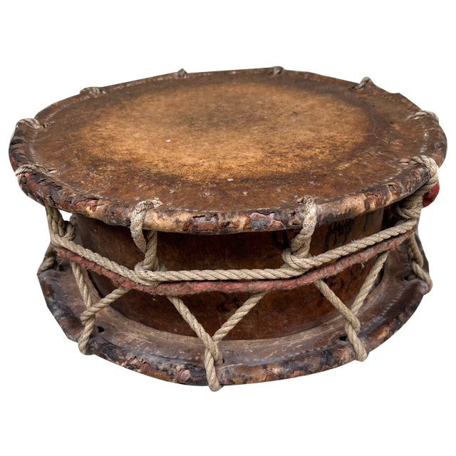 Late Edo Period Shimedaiko Japanese Barrel Drum For Sale