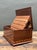 Brown Vintage Marquetry Wood Cigar Humidor For Sale - Image 8 of 12