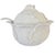 Rare Vintage Fitz and Floyd White Cabbage Leaf Soup Tureen With Asparagus Ladle For Sale - Image 11 of 12
