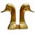 Sarreid Ltd. Mid 20th Century Solid Brass Spanish Duck Head Bookends by Sarreid - A Pair For Sale - Image 4 of 8