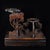 Chinese Huali Rosewood Carved Display Stand With Fish & Lotus Motif For Sale - Image 3 of 9