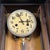 Metal Early 20th Century Antique Wooden Mechanical Pendulum Wall Clock with Mirrors For Sale - Image 7 of 13