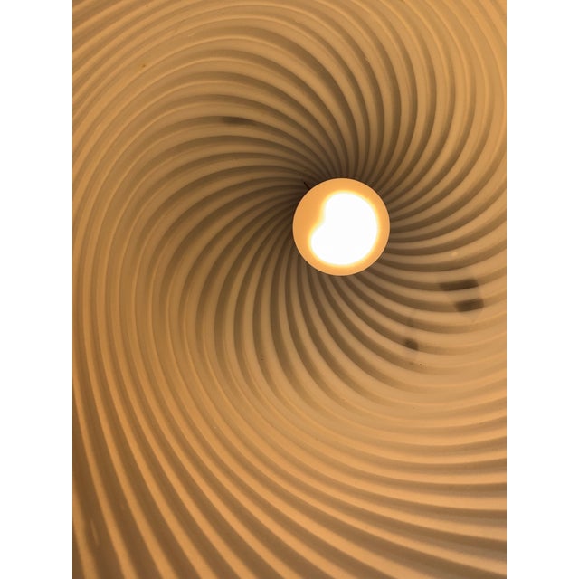 Vintage Murano Swirl Pendant Lamp, 1970s For Sale - Image 3 of 8