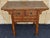 A Mid 20th Century Elmwood Three-Drawer Altar Table. Solid Elm, yet light weigh. Measures 37.75" in width, 19.5" in depth...