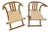 1960s Vintage Thonet Style Mid-Century Modern Brentwood Horseshoe Folding Chairs For Sale