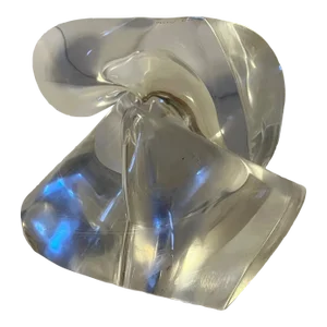 1970's Mid-Century Modern Acrylic Lucite Table Sculpture by Larry Kagan (B. 1946, Germany)