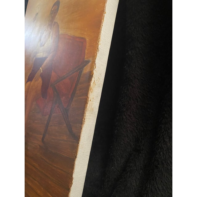 Chelsie Kirkey "Ayanna" Contemporary African American Portrait Oil Painting, 2023 For Sale - Image 12 of 12