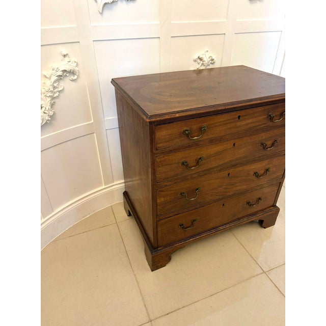 Antique George III Mahogany Chest of Drawers, 1800 For Sale - Image 4 of 11