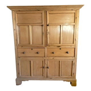 1920s Pine Pantry Armoire For Sale
