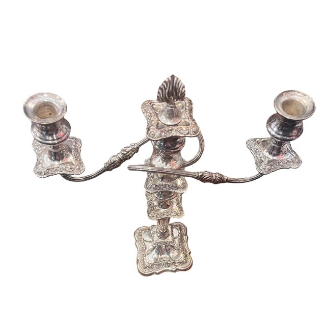 Antique English Roberts & Dore Convertible Candelabra For Sale - Image 4 of 6