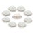 French Faux Bois Soup & Salad Set, Service for 8 For Sale