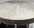 A luxurious set of perfect-condition, mid-century modern nesting tables, consisting of genuine hair-on-hide in black,...