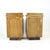 Tall Vintage Bedside Tables in Wood, Czechoslovakia, 1930s, Set of 2 For Sale - Image 13 of 16
