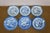 Antique 19th C Chinese Export Canton Blue White Porcelain Dinner Salad Plates - Set of 22 For Sale - Image 6 of 7