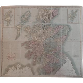 Antique Map of Scotland by Cary, 1811 For Sale