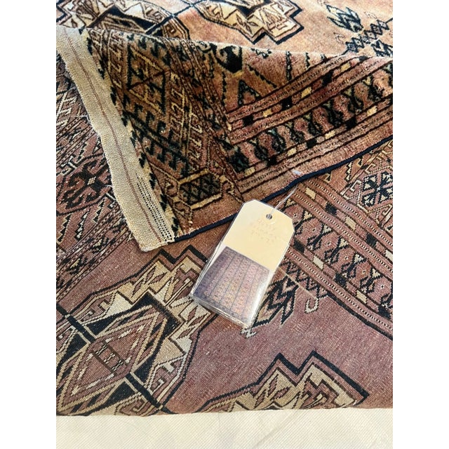 1900s Antique Bochara Rug, handmade and hand-knotted Tribal Carpet