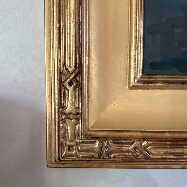 Paint Peter Adams "Eucalyptus Forest" Oil on Board Painting For Sale - Image 7 of 8