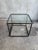 1960s Vintage French Modern Iron & Glass “Isocele” Side Table Attributed to Max Sauze For Sale - Image 5 of 6