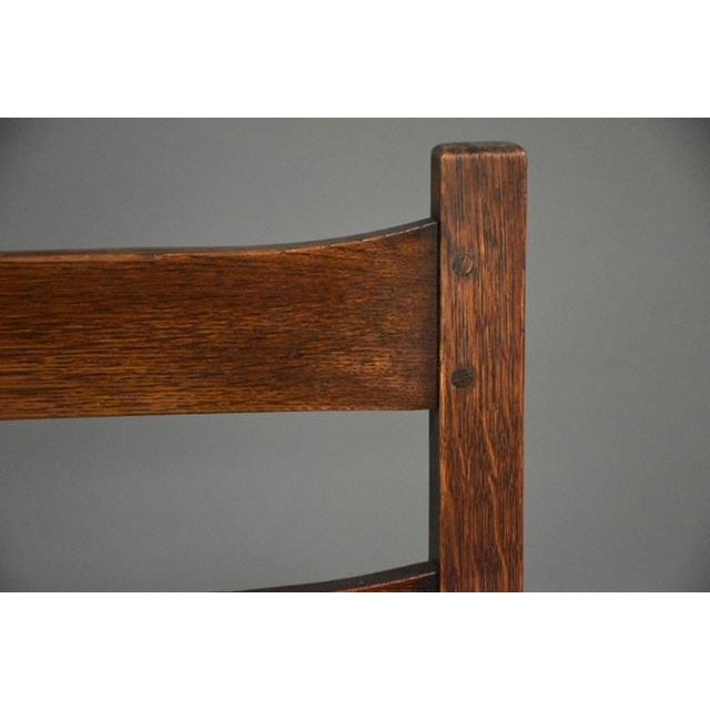 Early 20th Century L&jg Stickley Onondaga Captain Dining Chair For Sale - Image 11 of 11