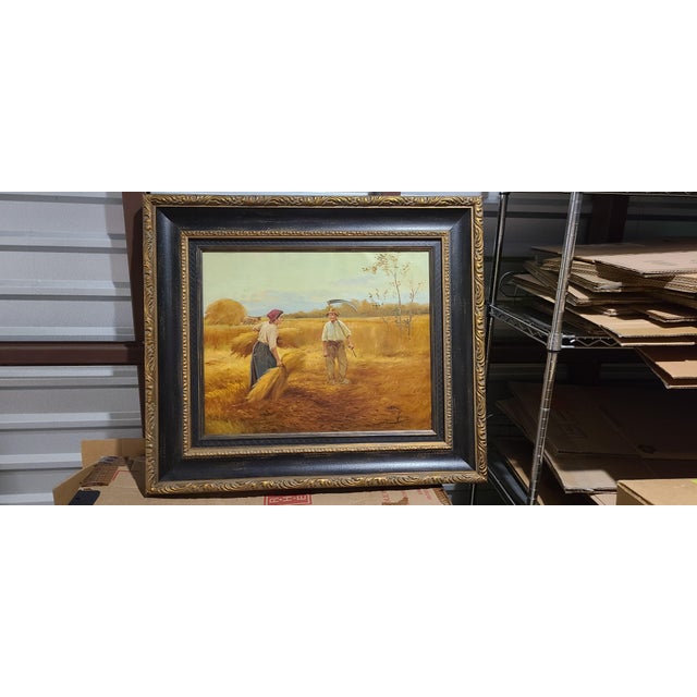Oil painting, double professionally framed and signed by the artist. José María Jardines, a native of Cádiz , studied at...