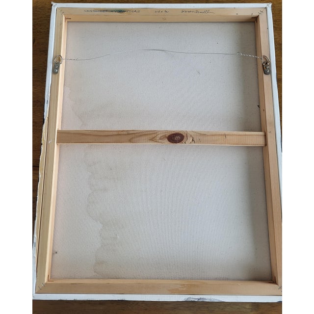 Nantucket Hydrangeas Original Painting Susan Kinsella 24x30 Acrylic on Canvas For Sale - Image 12 of 12