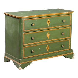 Fir Chest of Drawers with Enamel Finish For Sale