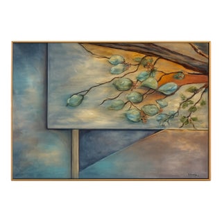 Late 20th Century Abstract Acrylic on Canvas For Sale