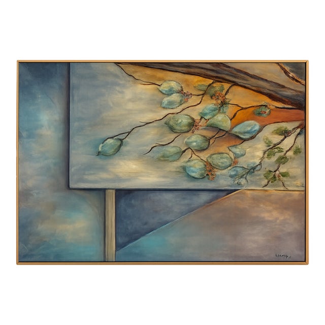 Late 20th Century Abstract Acrylic on Canvas For Sale