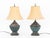 Verdigris Pair of Neoclassical Style Patinated and Verdigris Bronzed Metal Table Lamps For Sale - Image 8 of 8