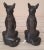 German Shephard Dog Metal Figurines Pair For Sale - Image 4 of 7