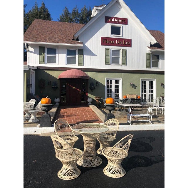 1970s Woodard Spun Fiberglass Patio FurnitureSet of 5 Chairish