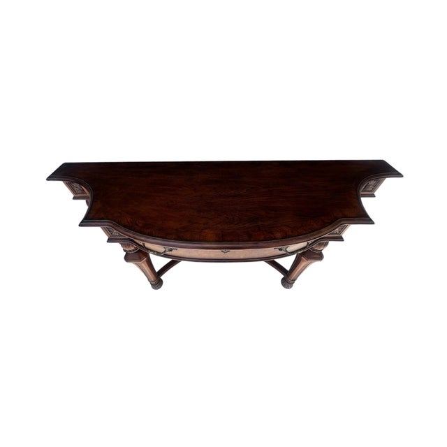 This stunning Drexel Heritage Talavera sofa table showcases the timeless quality and craftsmanship. Featuring a rich, warm...