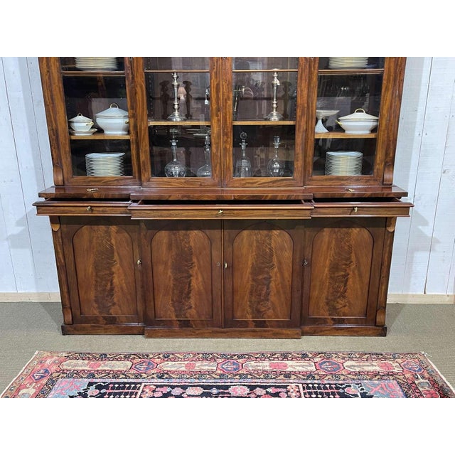 19th Century Victorian Bookcase in Mahogany For Sale - Image 3 of 18