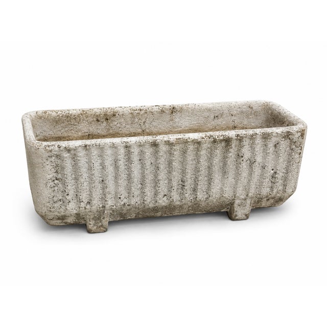 Large Rectangular Stone Planters, 1960s, Set of 3 For Sale - Image 4 of 7