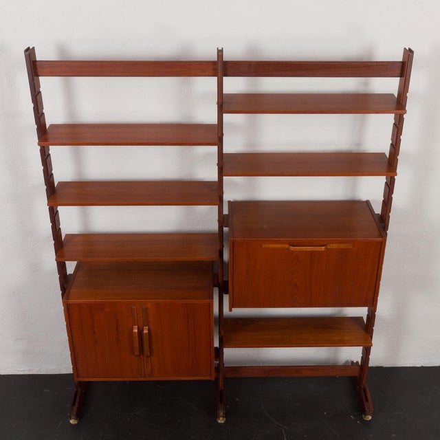 Free-Standing Wall Unit or Room Divider by Ico Parisi, Italy, 1960s For Sale - Image 9 of 18