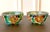 A pair of small but exquisite Plique-a-jour cloisonné bowls with nearly identical design from Nagoya area in Japan circa...