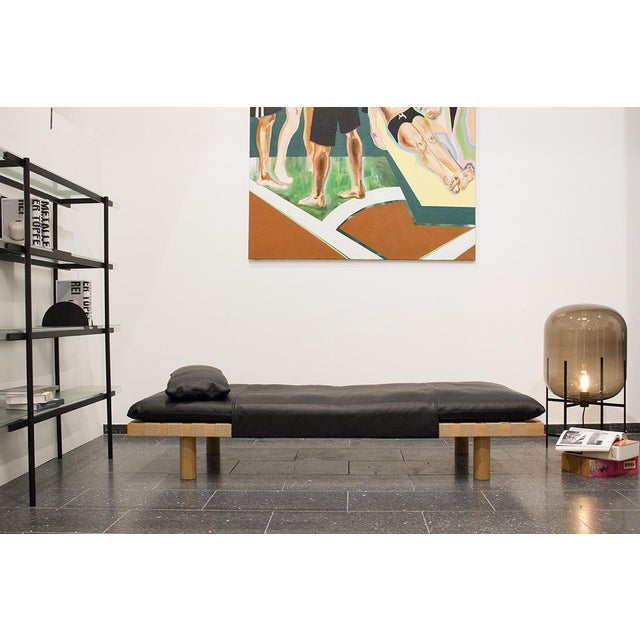Pallet Daybed 4400PI-SS in Dirty Pink and Black Frame by Sebastian Herkner for Pulpo For Sale - Image 6 of 12