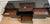 Original retail $6170 timeless Jonathan Charles Asian Modern Brass and Black Wood Hammersmith Sofa Table, six drawers,...