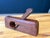 Antique Handcrafted Wood Plane 9.5 Inches Long With a Forged Steel Cutting Blade For Sale In Dallas - Image 6 of 10