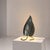 Mid-Century Modern 1970s Italian Table Lamp Leaf Brass Tommaso Barbi Style For Sale - Image 3 of 7