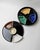 Vintage Japanese Studio Ceramic Snack Bowls with Outer Shell and Integrated Tray, 1980s, Set of 2 For Sale - Image 5 of 14