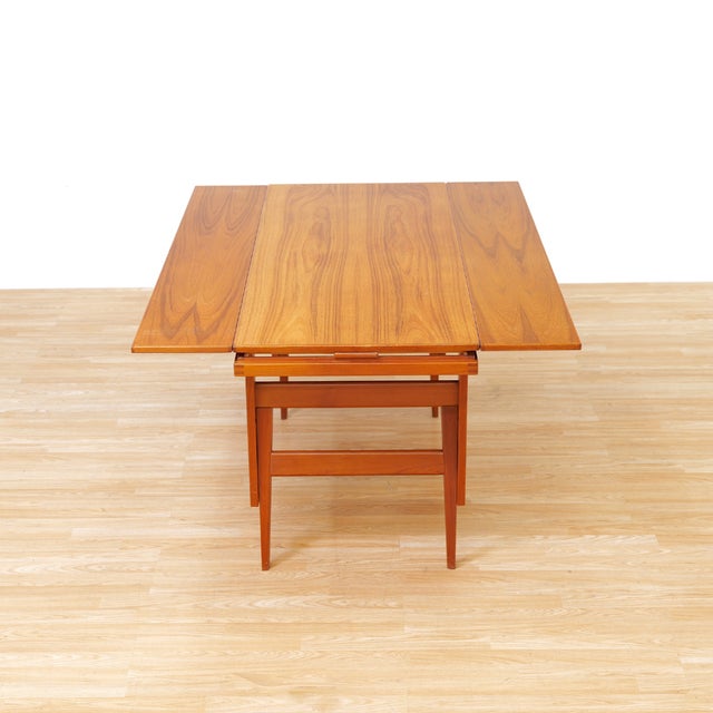 1960s 1960s Danish Modern Elevation Coffee / Dining Table by Trioh of Denmark For Sale - Image 5 of 15