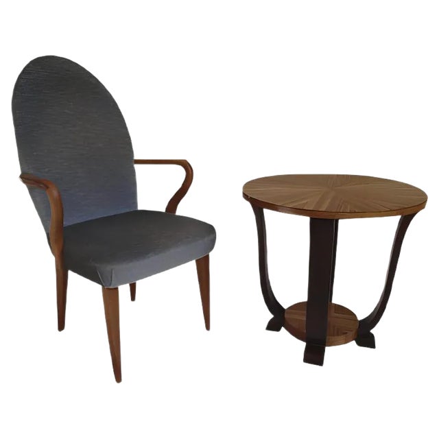 Mid-Century Modern Birch Armchair, 1950s For Sale