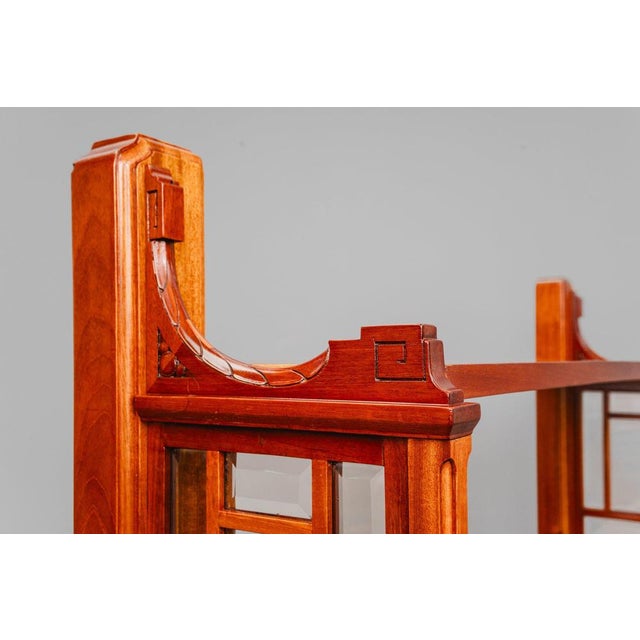 Art Nouveau Bookcase in Mahogany, Early 20th Century For Sale - Image 10 of 18