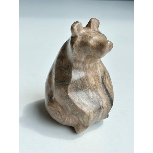 Handcrafted Bear Figurine in Soapstone, Germany, 1970s For Sale - Image 15 of 15