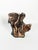 1960s Patinated Terracotta Sculpture with Multiple Faces, France, 1960s For Sale - Image 5 of 9